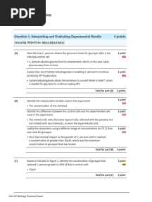 Ap Biology 2020 Practice Exam and Notes 3 FRQ Scoring Guidelines