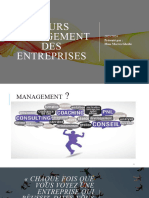 Cours Management de L Entreprise SUPCOM