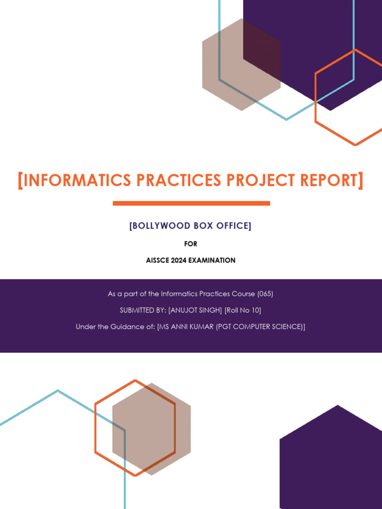 Anujot Ip Project Report 2023-24 | PDF | Python (Programming Language ...