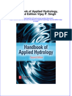 Handbook of Applied Hydrology Second Edition Vijay P Singh Full Chapter