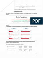 2 Guía 2 Recta Numérica. Orden, Valor Absoluto e Inverso Aditivo