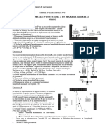 Serie D'Exercices N°3 Oscillations Forcees D'Un Systeme A Un Degre de Liberte (2 Séances) Exercice 1