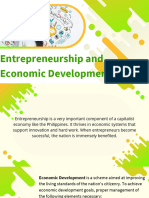 2nd Week Concept of Entrepreneurship and Economic Development 08-20-23