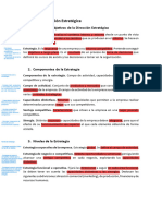 La Dirección Estratégica