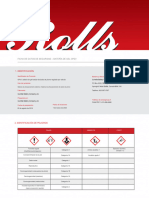 Ficha de Datos de Seguridad - Bateria de Gel Opzv