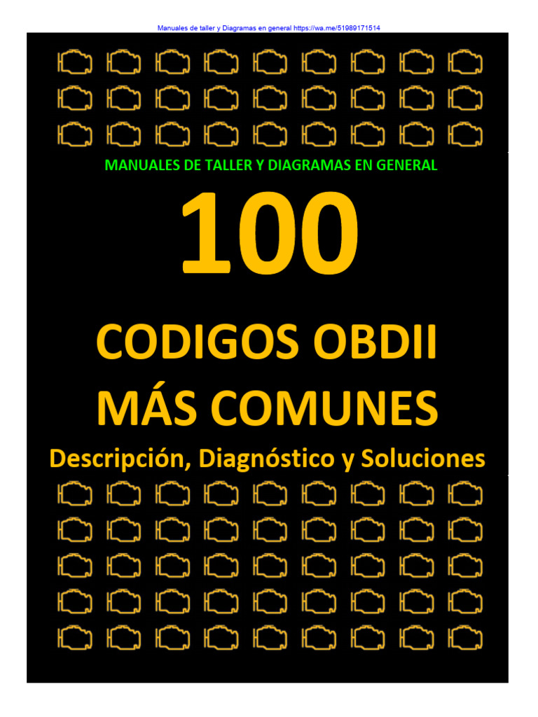 100 Códigos OBDII: Diagnóstico y Soluciones | PDF | Electricidad ...