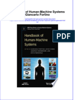 Handbook of Human Machine Systems Giancarlo Fortino Full Chapter