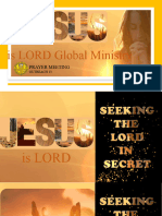 Seeking The Lord in Secret