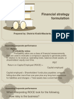 Financial Strategy Formulation Feb 2024
