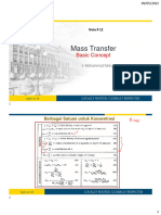 PT #12 Mass Transfer Introduction (Kelas A)