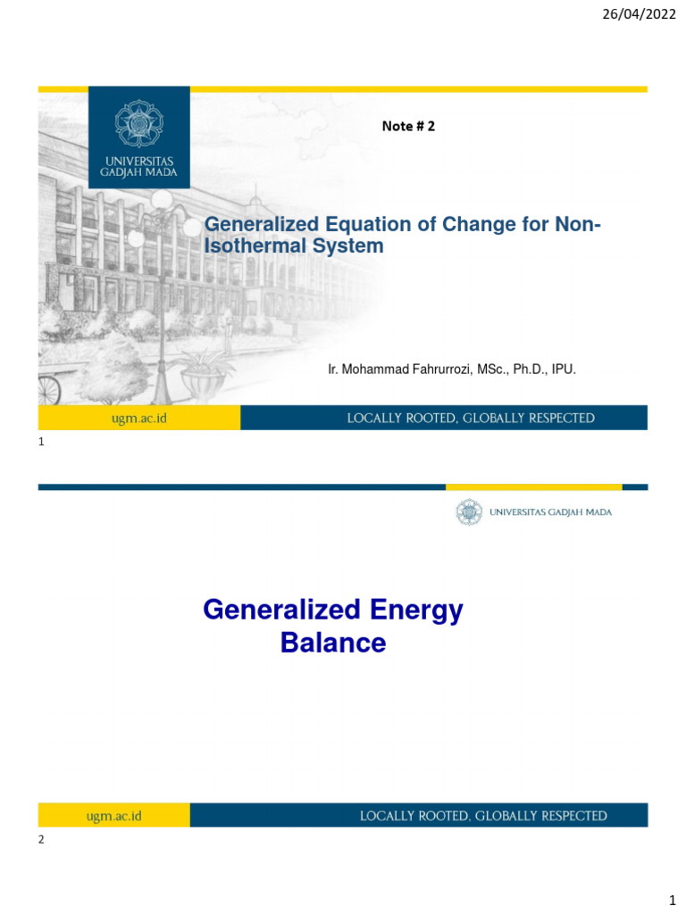 PT #9 Cases Shell Balance Generalized Equation of ChangeR01 (Kelas A ...