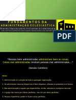 01 - Fundamentos Da Administração Eclesiástica - Sansão Coimbra - 102427