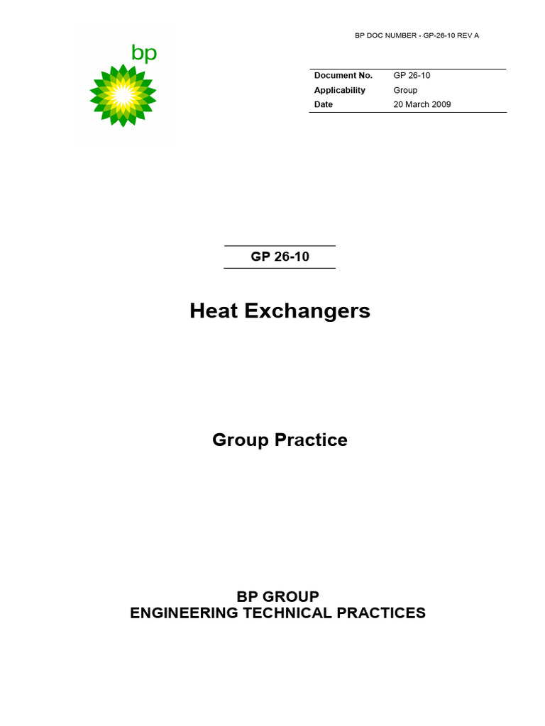Heat Exchangers: Group Practice | PDF | Heat Exchanger | Pipe (Fluid ...