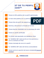 Checklist Perfil de LinkedIn