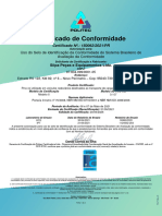 Certificado de Conformidade PR 3 1.2