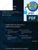 Introdução Ao Dia Mundial Da Água: by Alessandro MAFRA