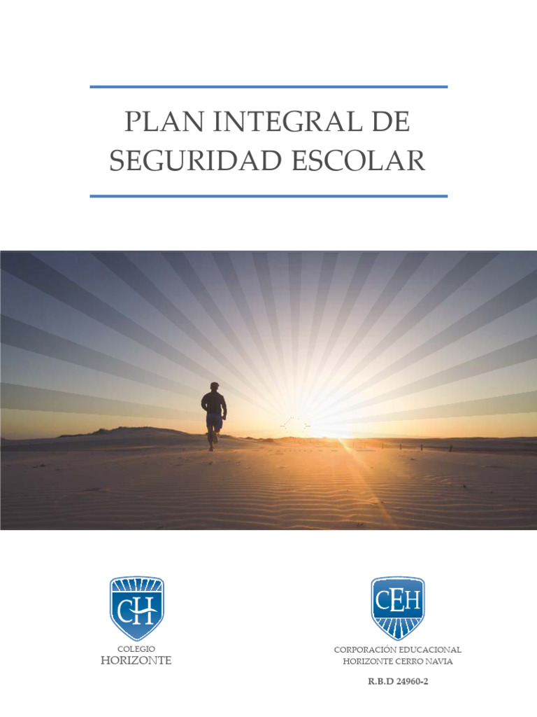 Plan Integral Seguridad Escolar | PDF | Primeros auxilios | Ambulancia
