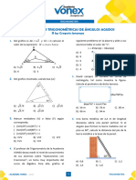 Tema: Razones Trigonométricas de Ángulos Agudos II: By: Gregorio Janampa