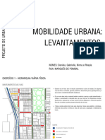 PROJETO DE URBANISMO II - Mobilidade Urbana