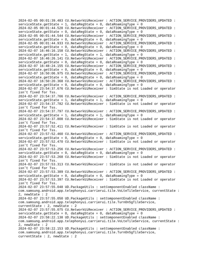 Network State Updates Log 2024 | PDF | Computers