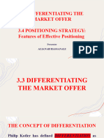 Differentiation & Positioning