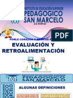 Evaluación y Retroalimentación