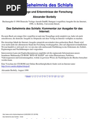 dreaming traum alex borbely das geheimnis des schlafs pdf