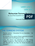 Torrens System Amended