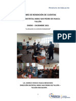 Informe de Rendición de Cuentas: Dirección Distrital 04D01 San Pedro de Huaca-Tulcán Enero - Diciembre 2021