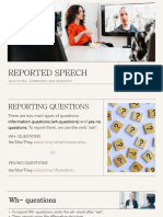 Reported Speech - Questions, Commands and Requests