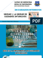 UNIDAD 1. La Unidad de Cuidados Intensivos