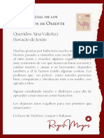 Documento A4 Carta Respuesta de Los Reyes y Papá Noel Navidad Beige Rojo - 20240105 - 231054 - 0000