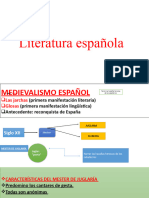 Literatura Española Semana 1