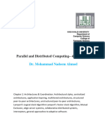 Parallel and Distributed Computing - 482-CCS-3: Dr. Mohammad Nadeem Ahmed