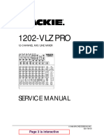 Mackie 1202-vlz Pro Service Manual