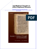 Ancient and Medieval Thought On Greek Enclitics Stephanie Roussou Full Chapter