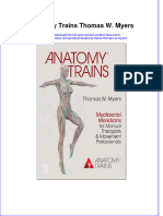 Anatomy Trains Thomas W Myers Full Chapter