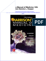 Harrisons Manual of Medicine 19Th Edition Dennis L Kasper Full Chapter