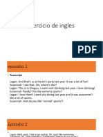 Ejercicio Ingles