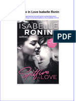 Spitfire in Love Isabelle Ronin 2 Full Download Chapter