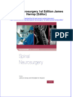 Spinal Neurosurgery 1St Edition James Harrop Editor Full Download Chapter