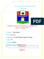 Cambios Sociales, Politicos, Economicos en El Peru en El Siglo XX Diana 3