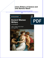 Ancient Women Writers of Greece and Rome Bartolo Natoli Full Chapter