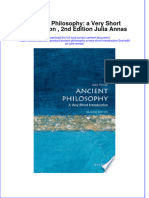 Ancient Philosophy A Very Short Introduction 2Nd Edition Julia Annas Full Chapter