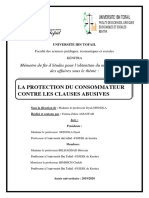 Document La Protection Du Consommateur Contre Les Clauses Abusives-Converti