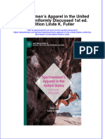 Sportswomens Apparel in The United States Uniformly Discussed 1St Ed Edition Linda K Fuller Full Download Chapter