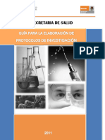 Guía para La Elaboración de Protocolos de Investigación