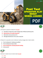 Loader Post Test