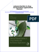 Natural Polysaccharides in Drug Delivery and Biomedical Applications Hasnain Download PDF Chapter