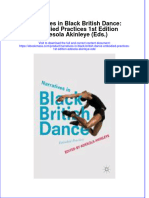 Narratives in Black British Dance Embodied Practices 1St Edition Adesola Akinleye Eds Download PDF Chapter